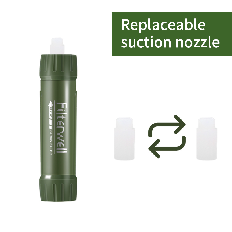 Filterwell Green Mini Travel W - Water Purification Straw recension och pris